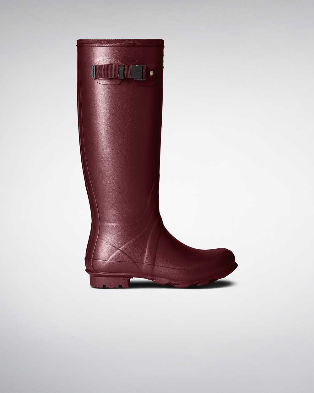 Womens Hunter Norris Field Neoprene Lined Rain Boots Carmine | TCHLMI-764